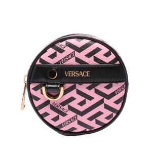 Versace La Greca circle pouch